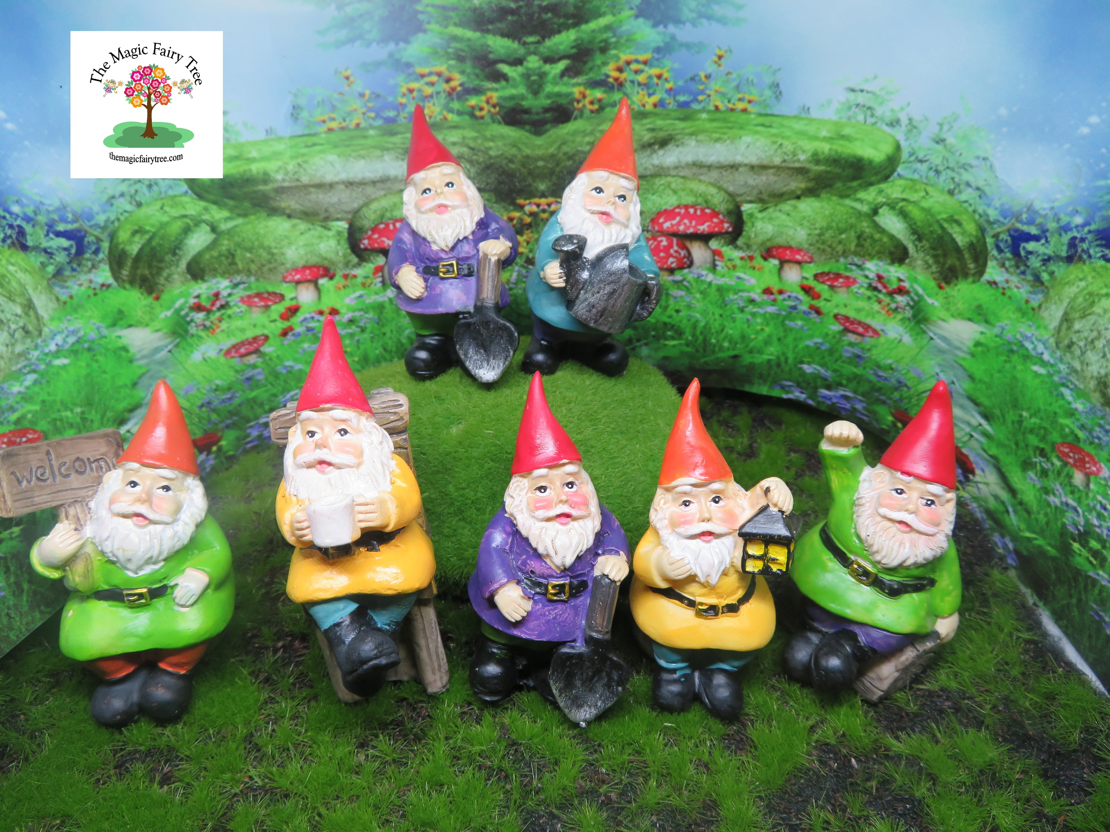 7cm miniature gnome figurines image 0