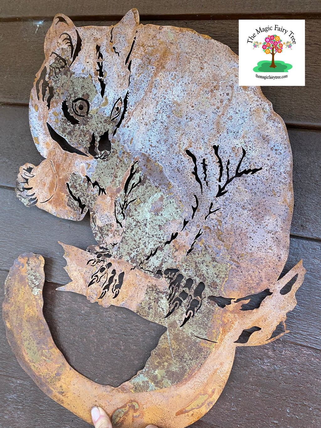 Brushtail Possum Wall Art Garden Plaque image 4