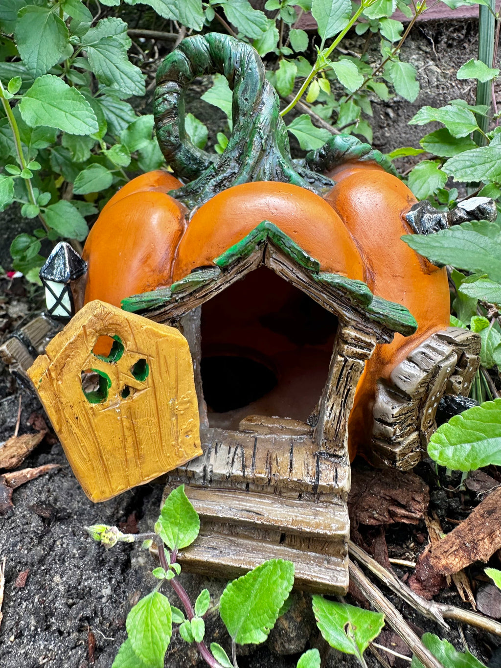 Fiddlehead Pumpkin Carriage Fairy House image 2