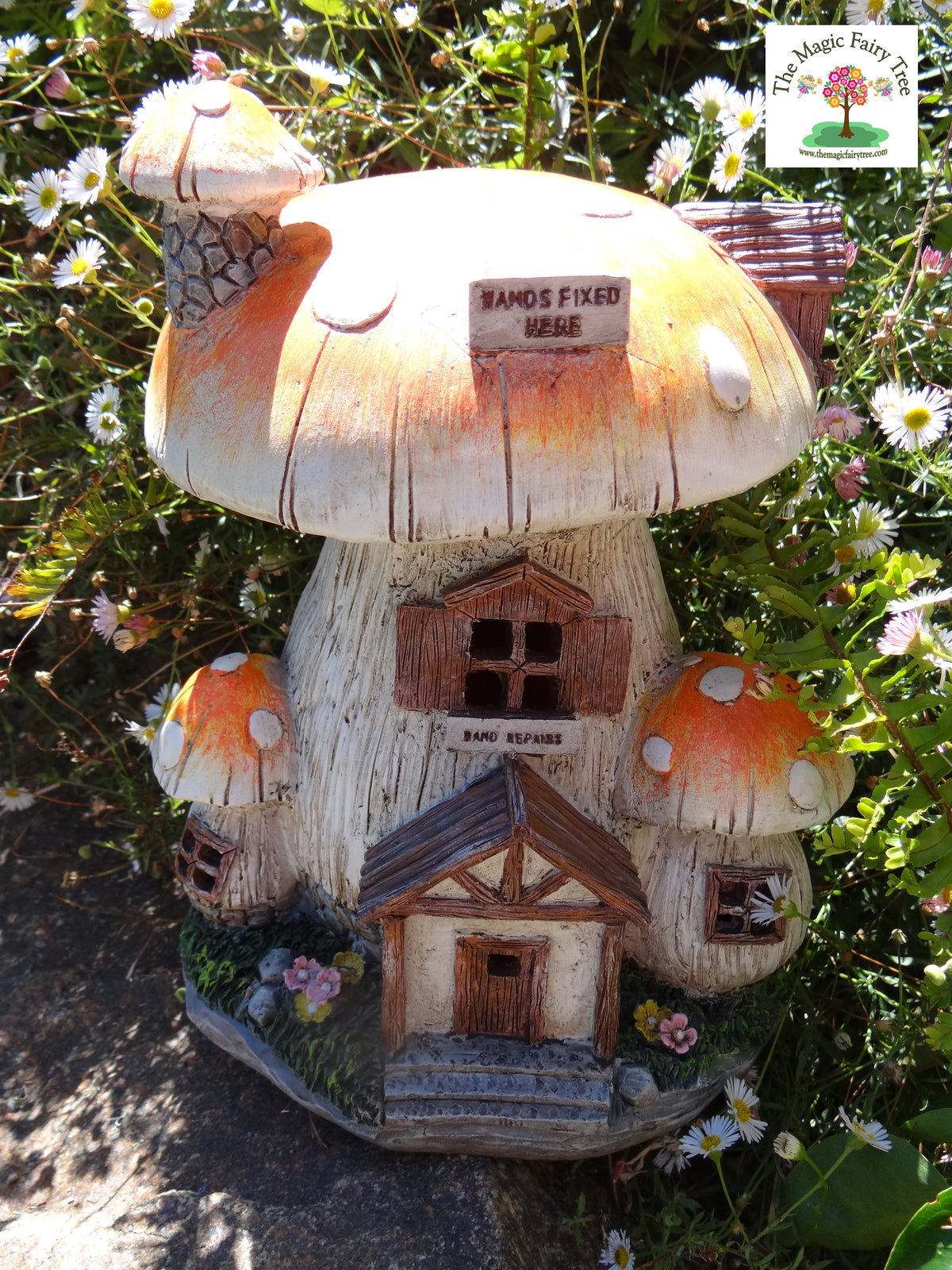 Solar powered Fairy Wand Repair Shop House image 2