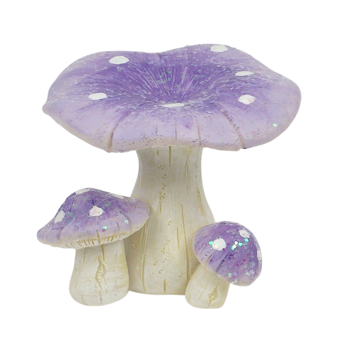 Pink or Lilac Glitter Mushroom - 5cm - twin or treble image 4