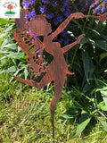 Fairy with Wand Metal Fairy Stake image 0