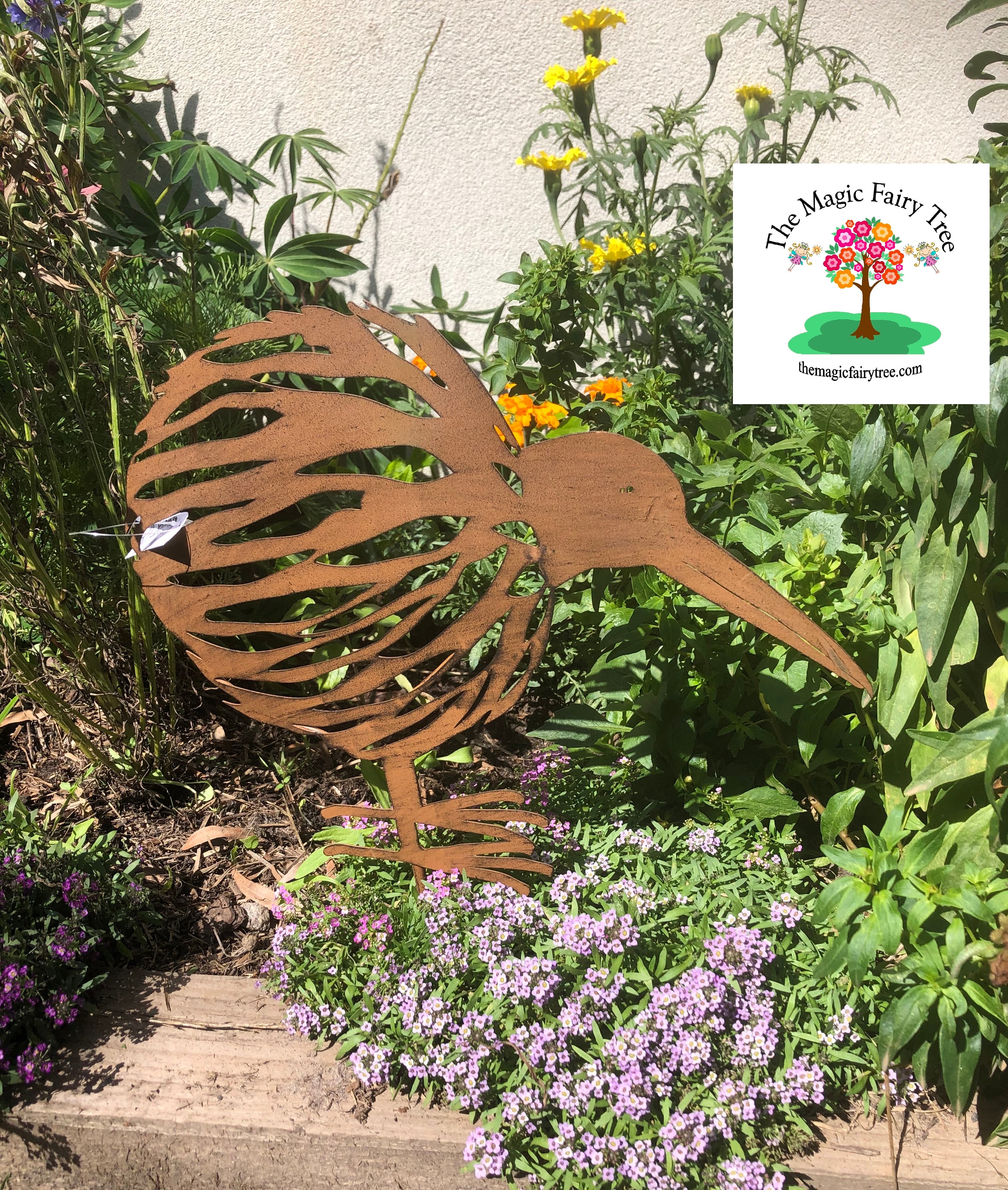 Metal Kiwi Garden Stake image 0