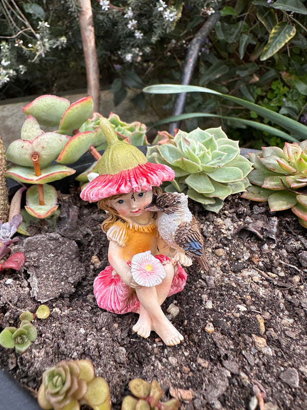 The Aussie Fairies - Gum Blossom Fairy with Kookaburra
