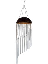50cm coconut top spiral wind chime