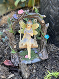 Fairy on Garden Swing