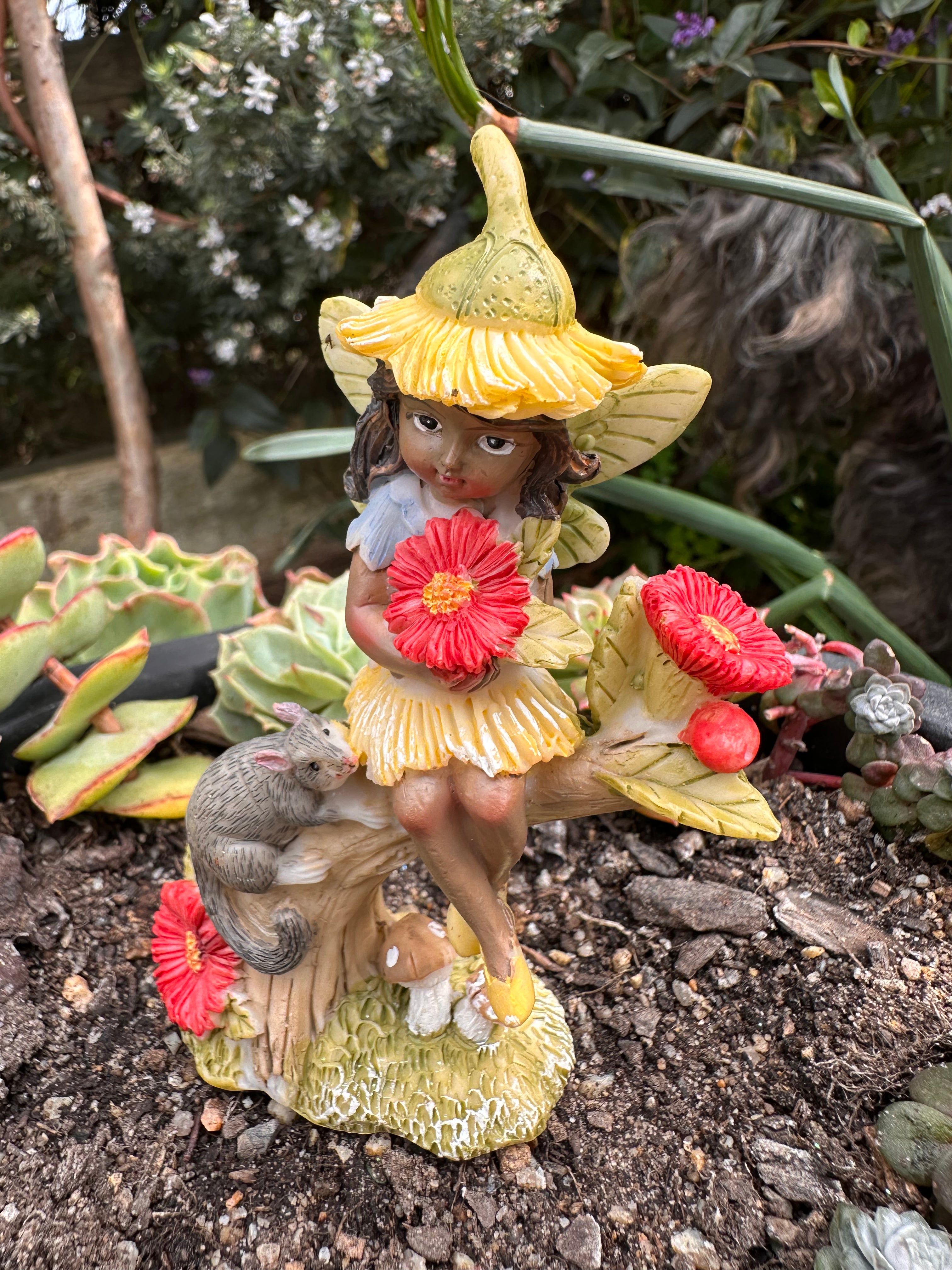 The Aussie Fairies - Gum Blossom Fairy with Possum