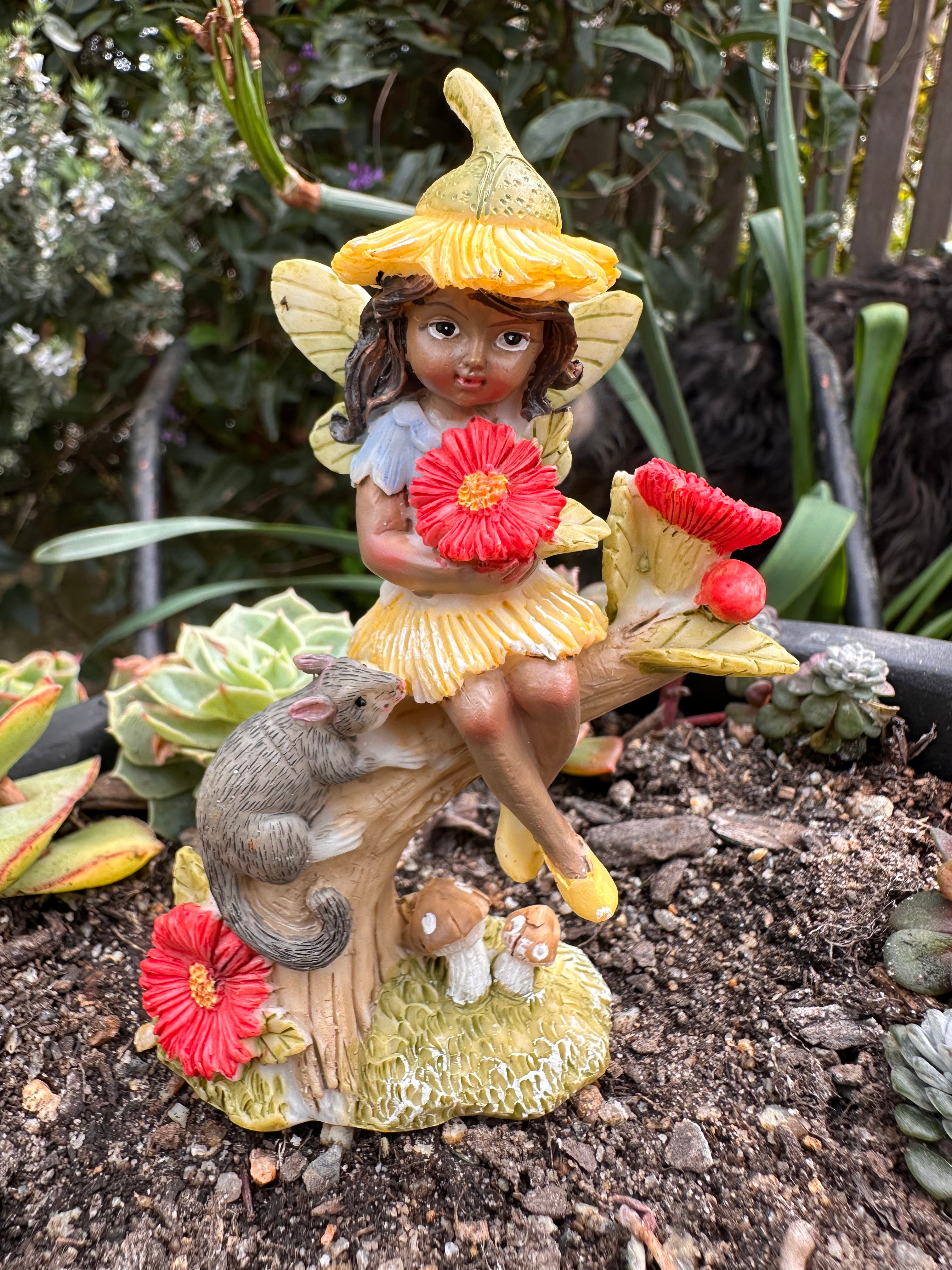 The Aussie Fairies - Gum Blossom Fairy with Possum