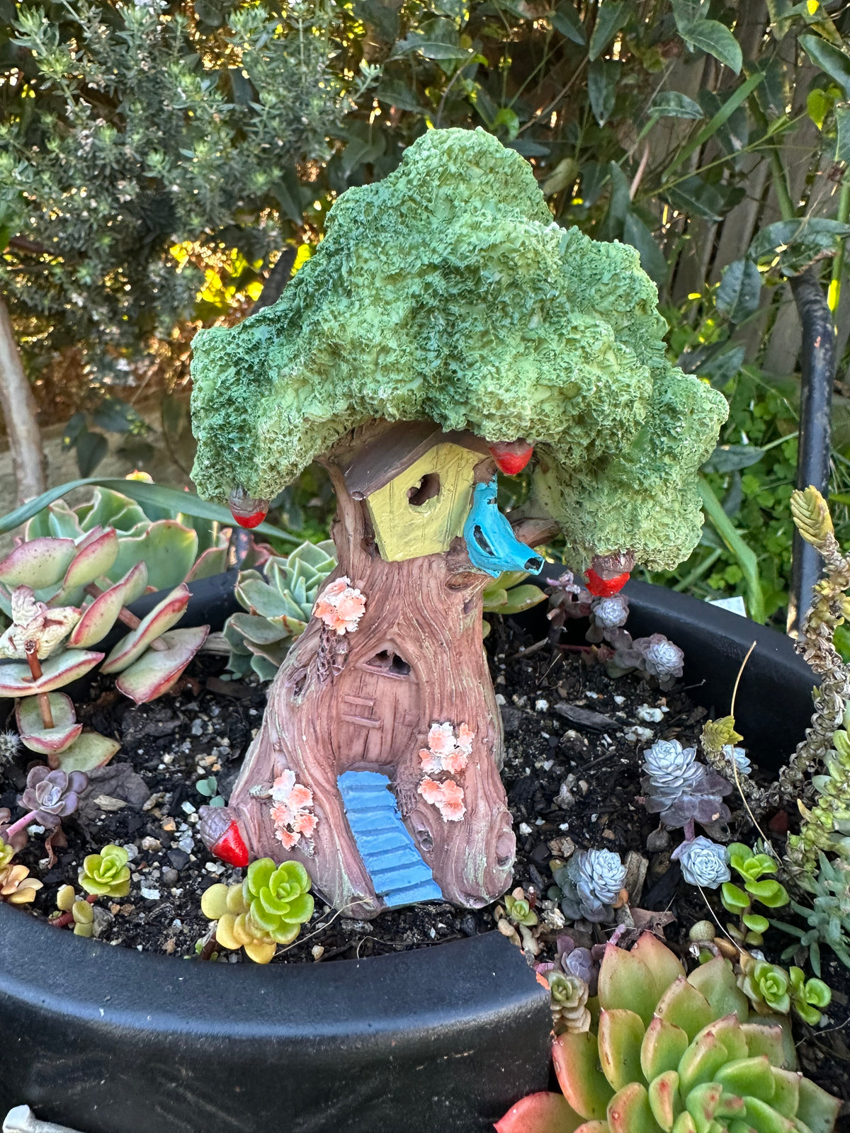 15cm Fairy Garden Apple Tree House
