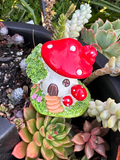 5cm miniature mushroom house