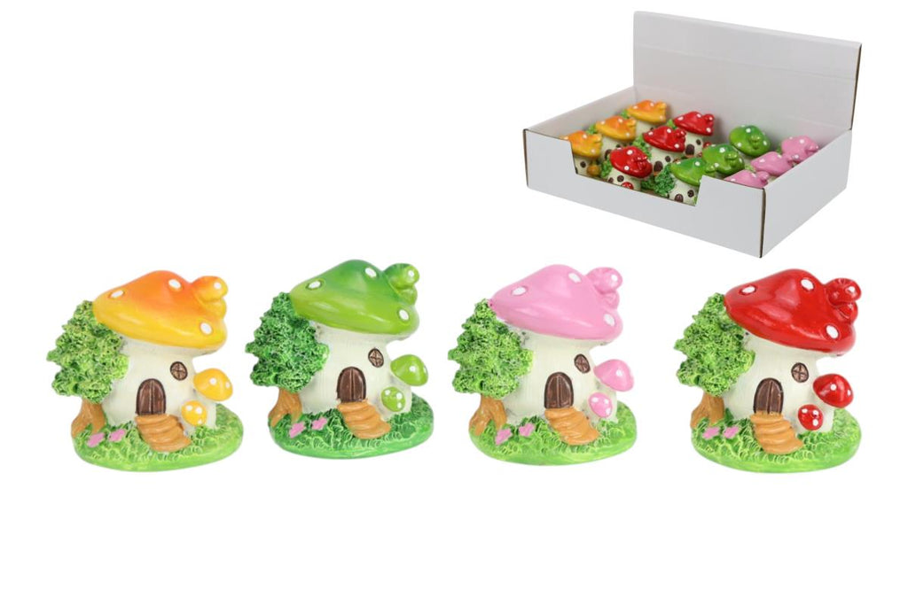 5cm miniature mushroom house
