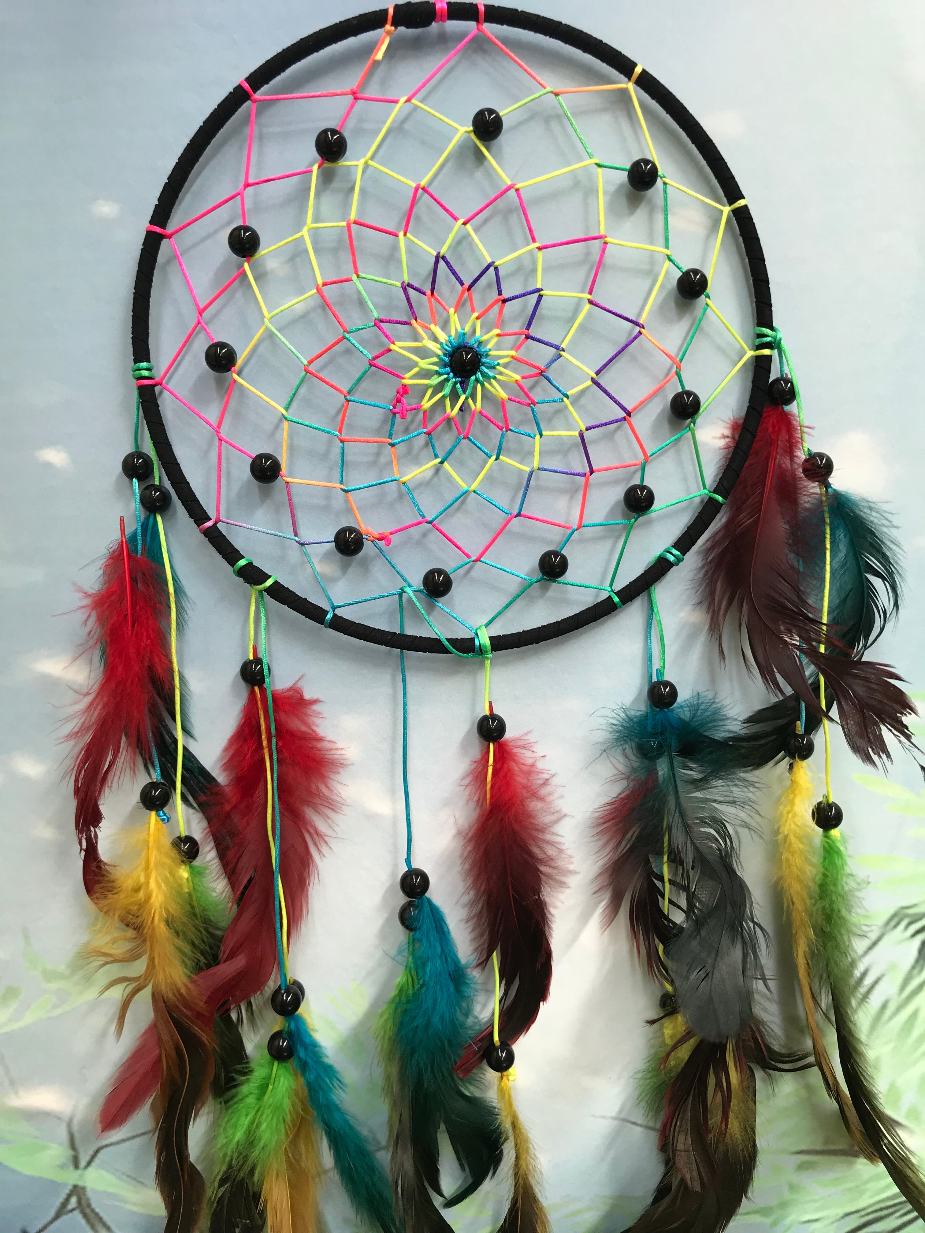 20cm black dreamcatcher image 1