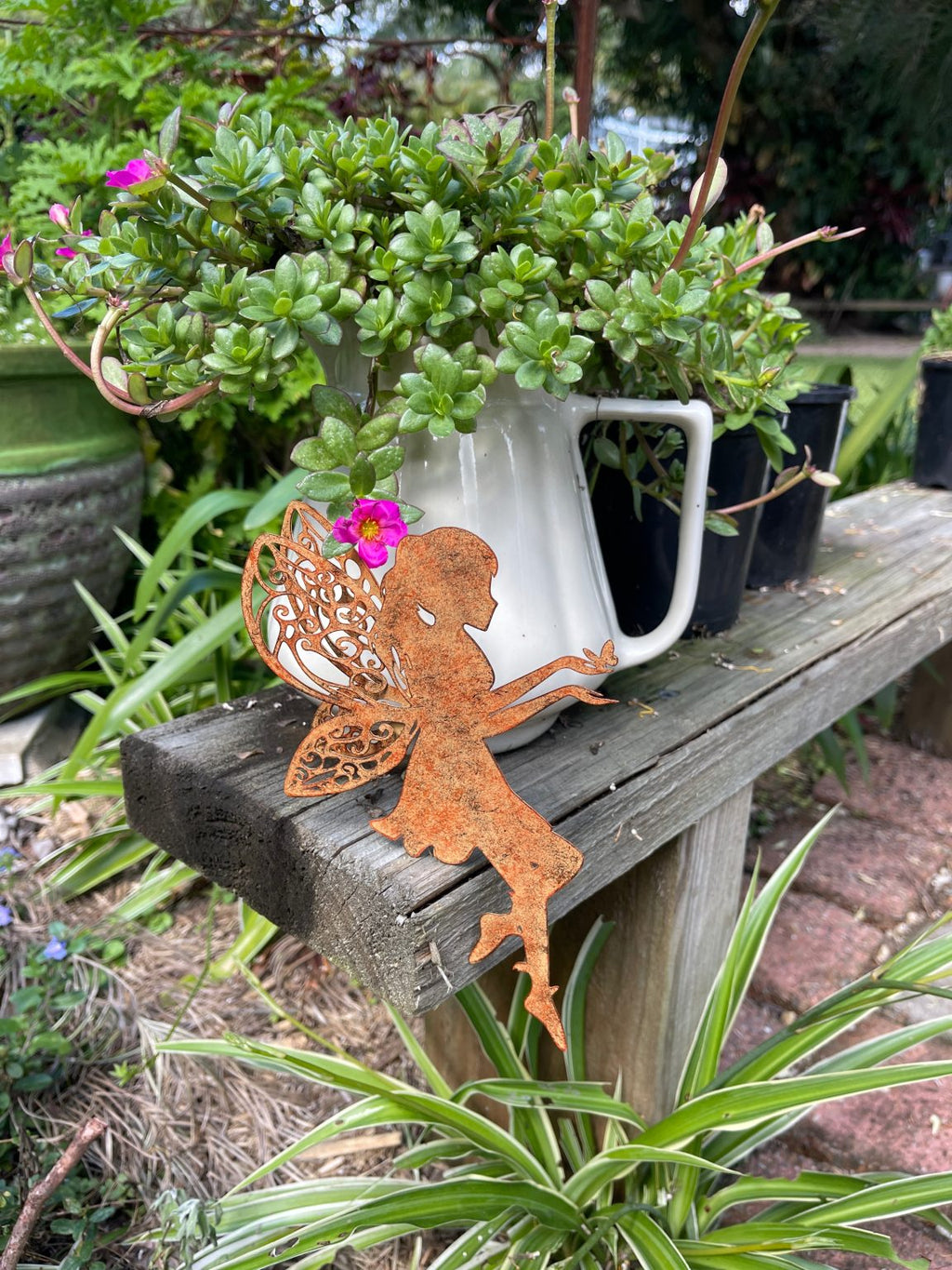 Rusty Fairy Fence Sitters image 4