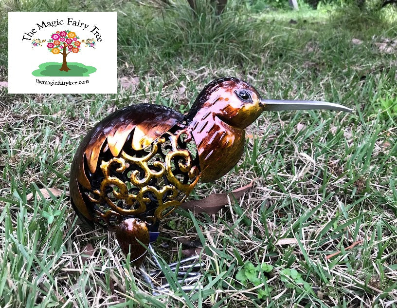 Golden Kiwi Metal Statue image 1
