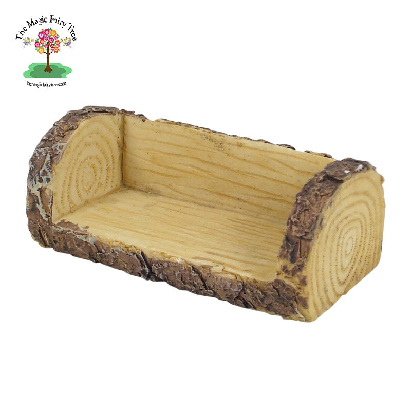 Fairy Furniture - Log Bench image 1