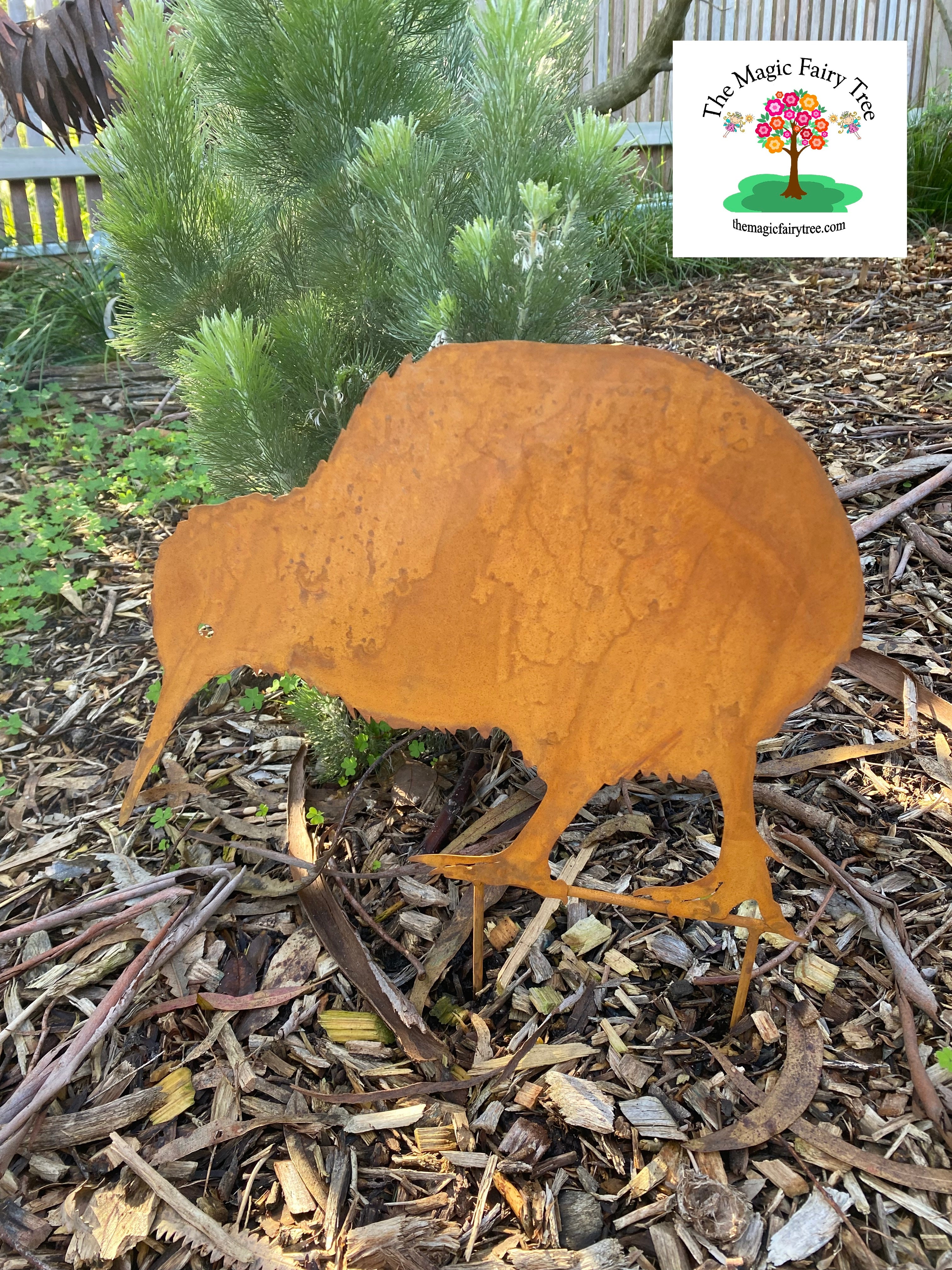 Metal Kiwi Garden Stake image 1