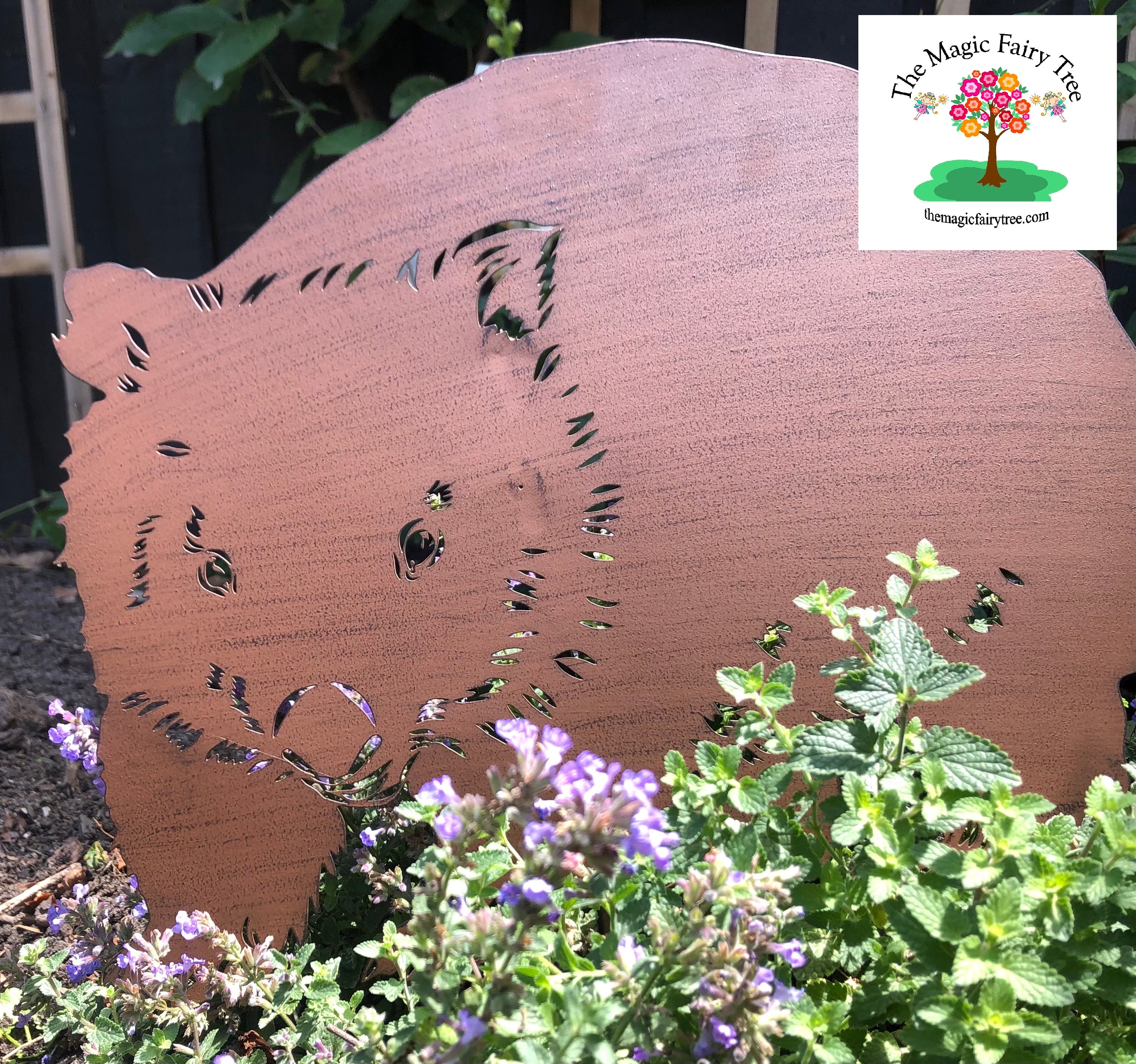 Metal Wombat Garden Stake image 2
