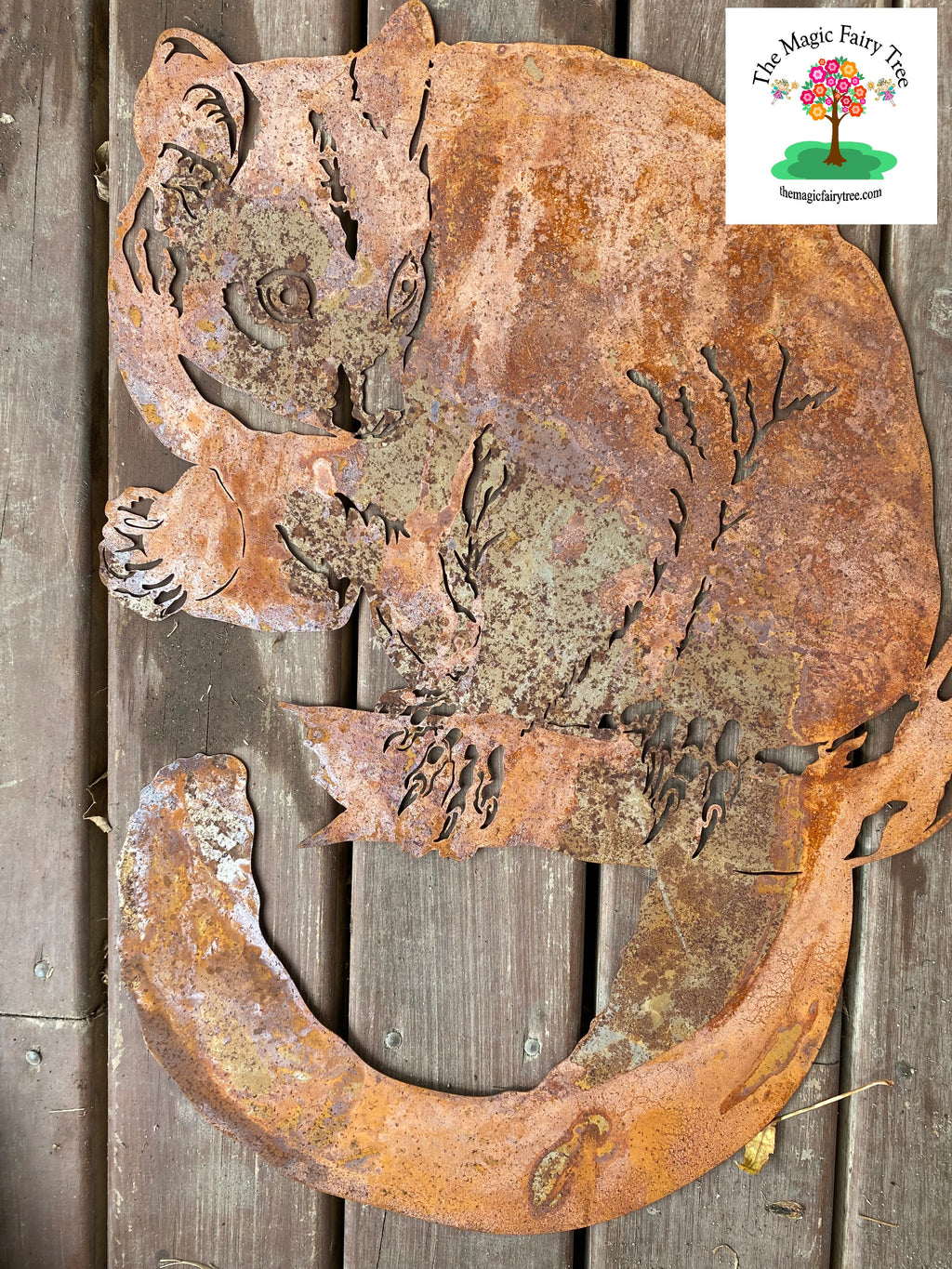 Brushtail Possum Wall Art Garden Plaque image 3