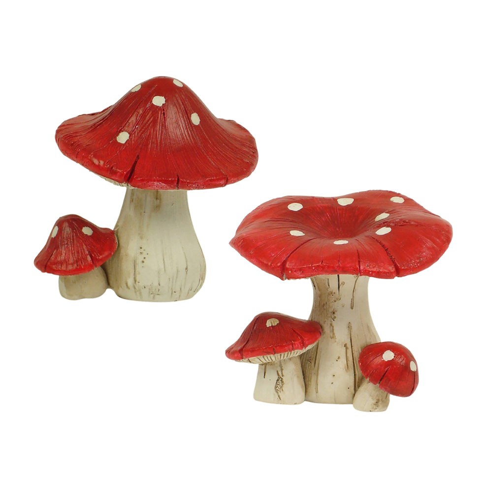 5cm red twin or treble mushroom image 0