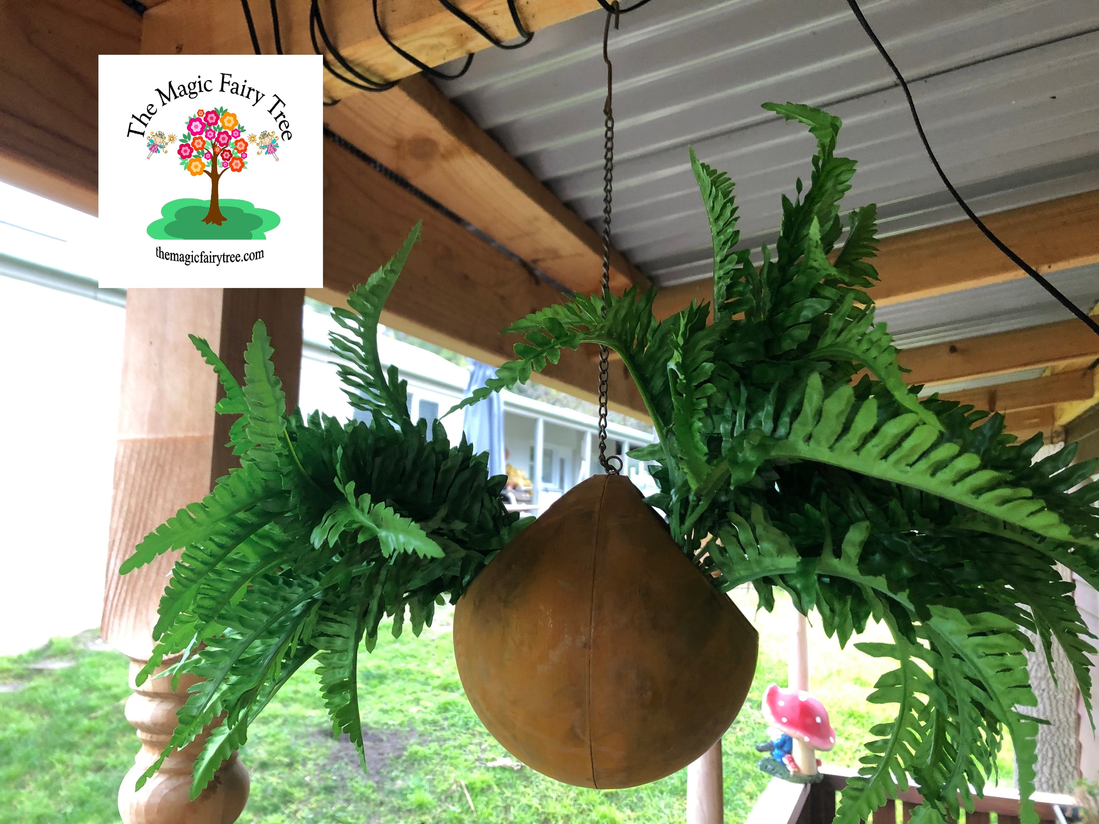 Rust Ball Hanging Planter image 5