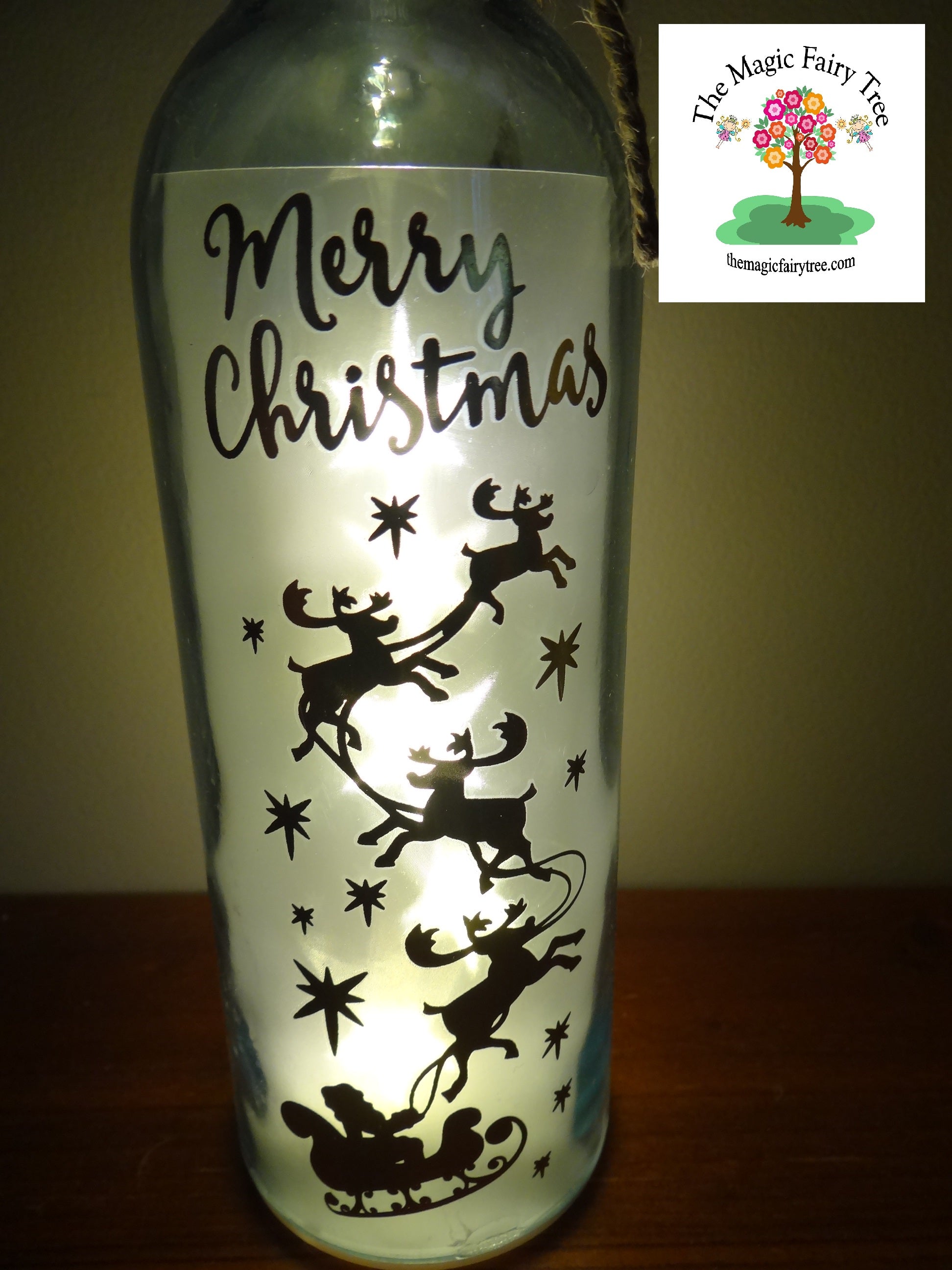 Christmas wishlight bottle light gift image 1
