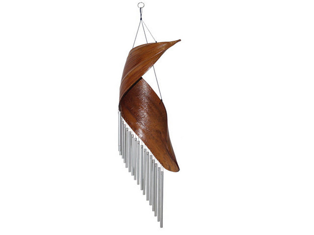 Swirly Bamboo Leaf Windchimes image 0