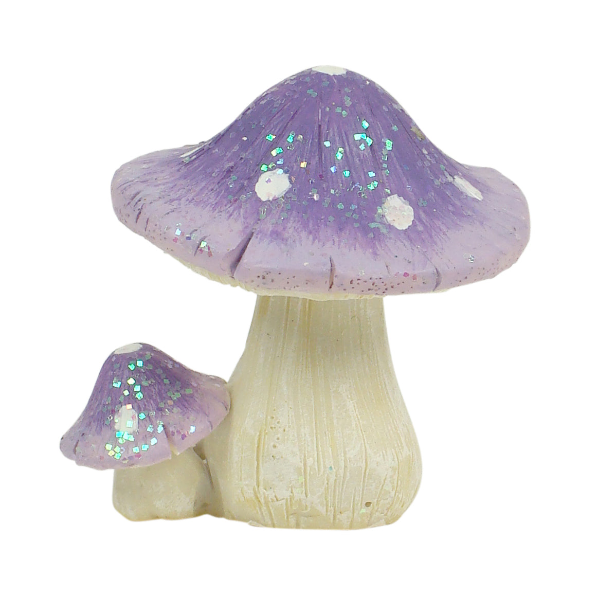 Pink or Lilac Glitter Mushroom - 5cm - twin or treble image 2