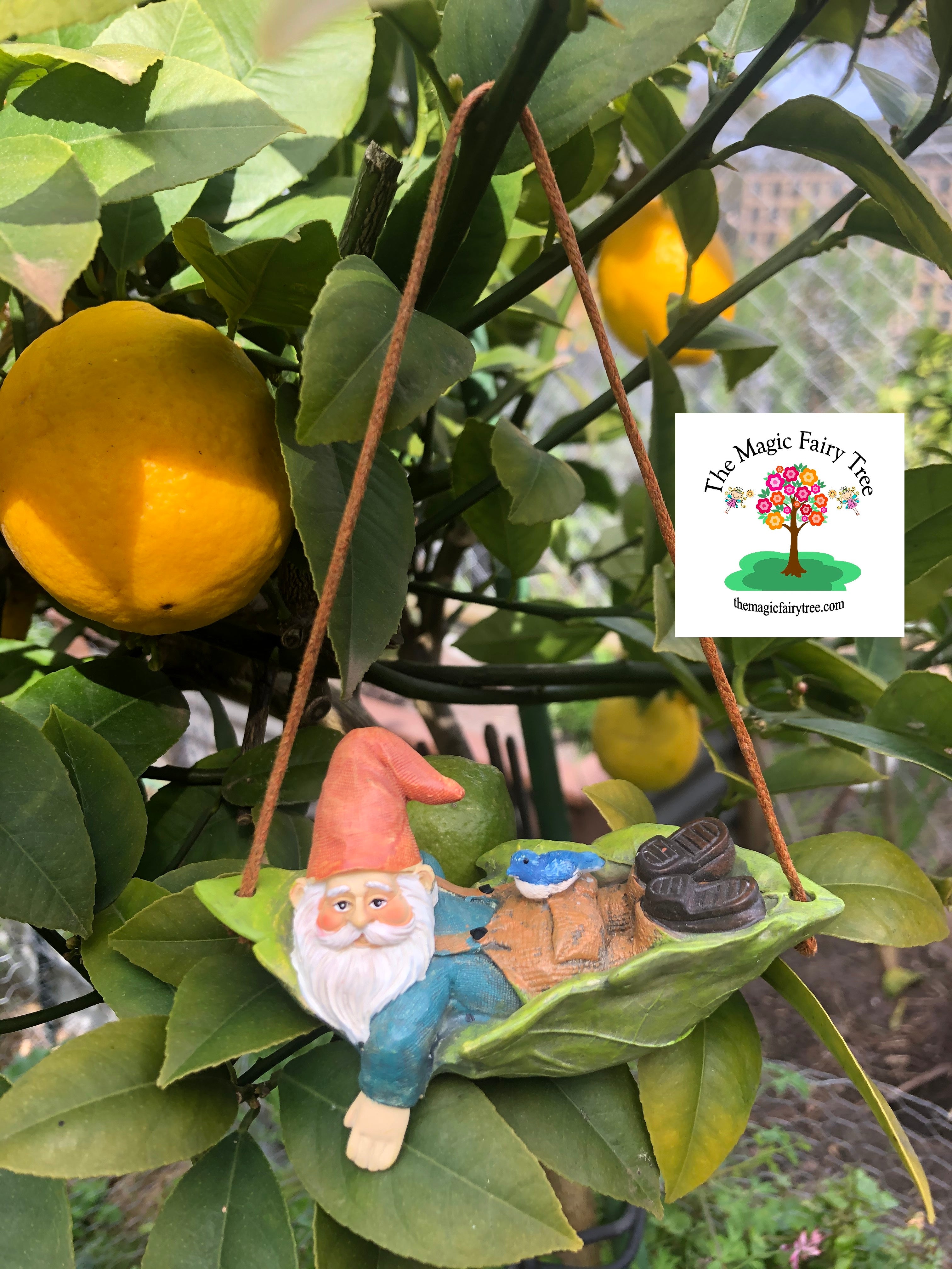 Gnome on a leaf swing image 4