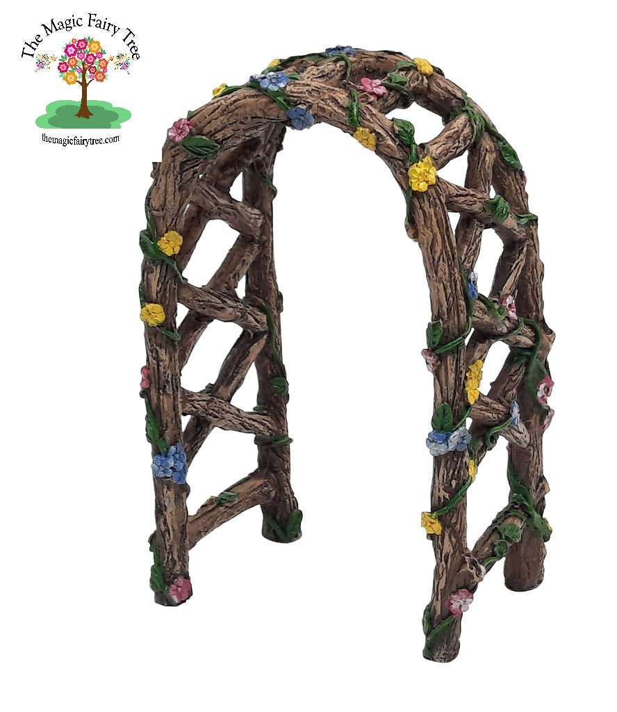 Fairy Garden Flower Arbour Arbor image 0