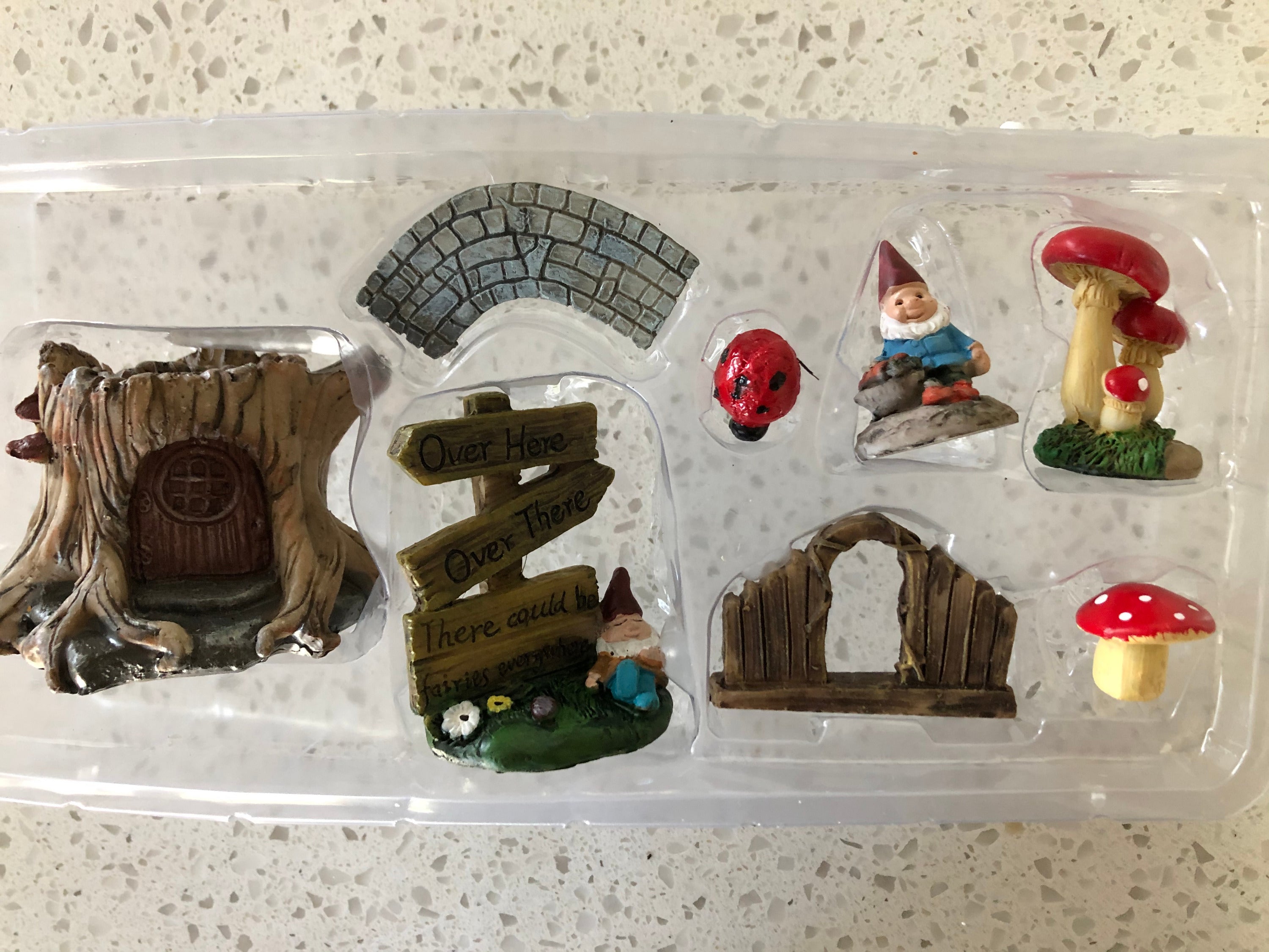 Gnome fairy garden set image 1