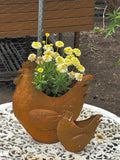 Rusty Chicken Planter image 0