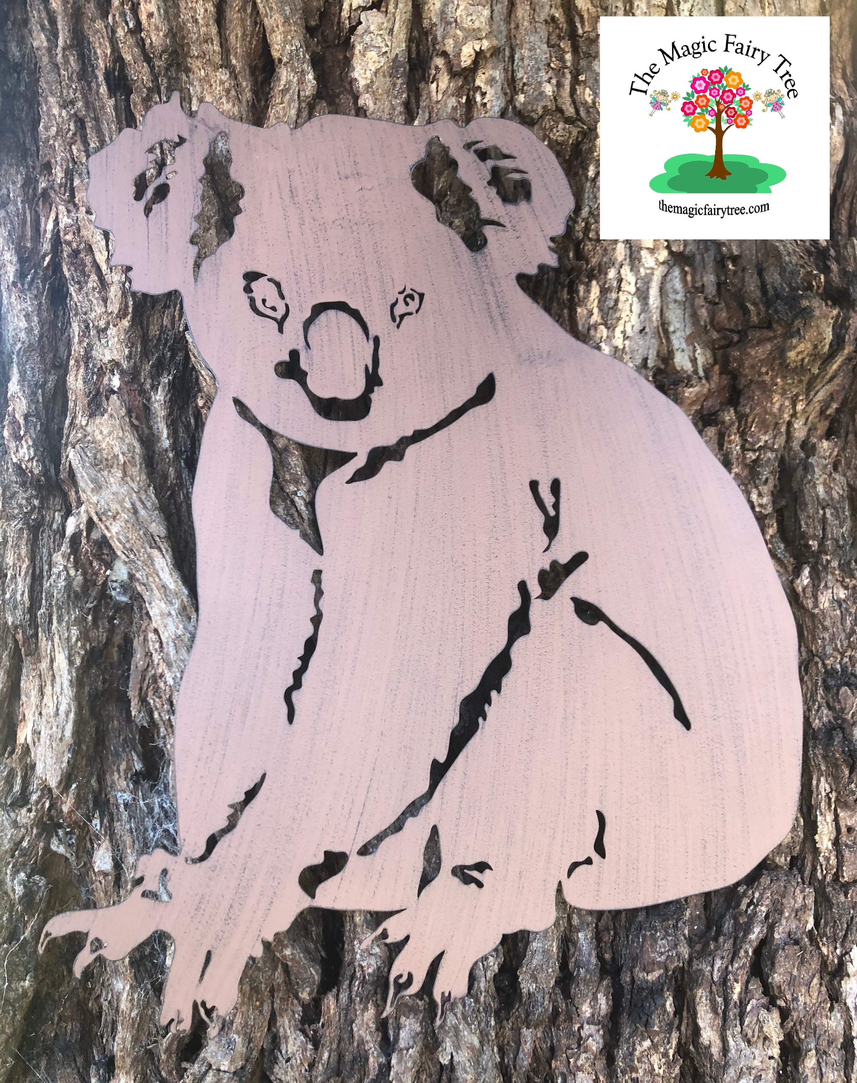 Metal Koala Garden Plaque image 3
