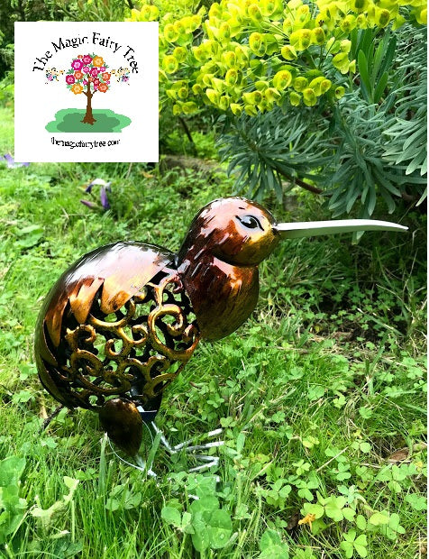 Golden Kiwi Metal Statue image 3