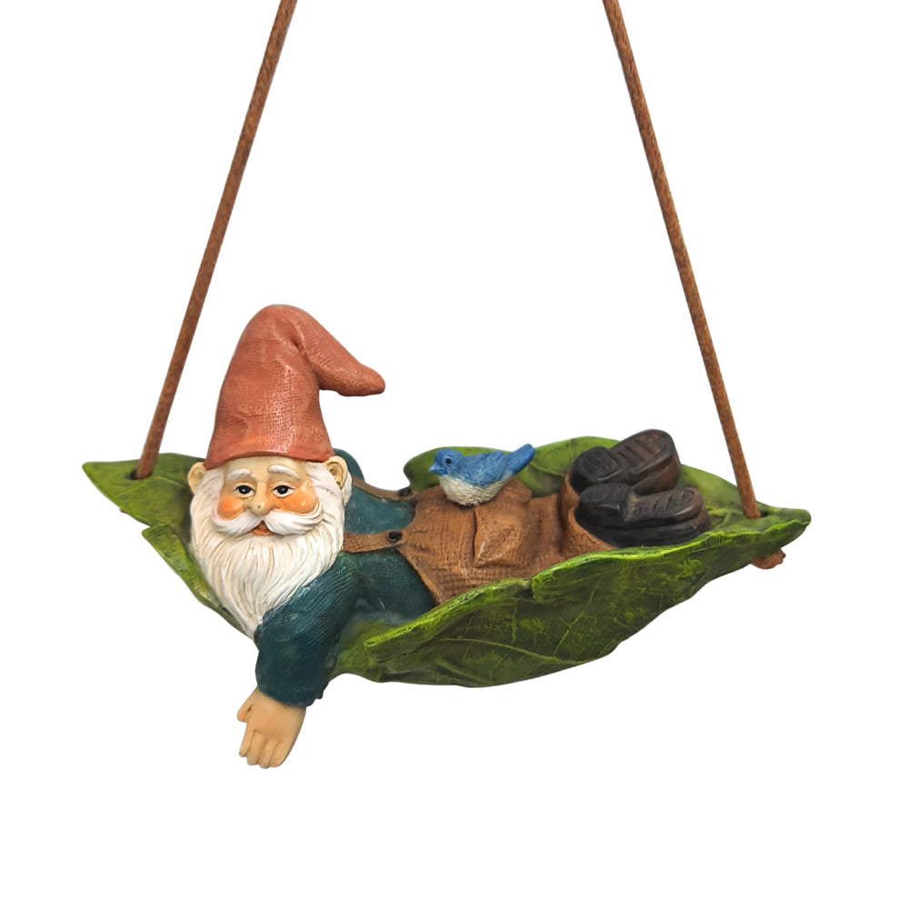 Gnome on a leaf swing image 0