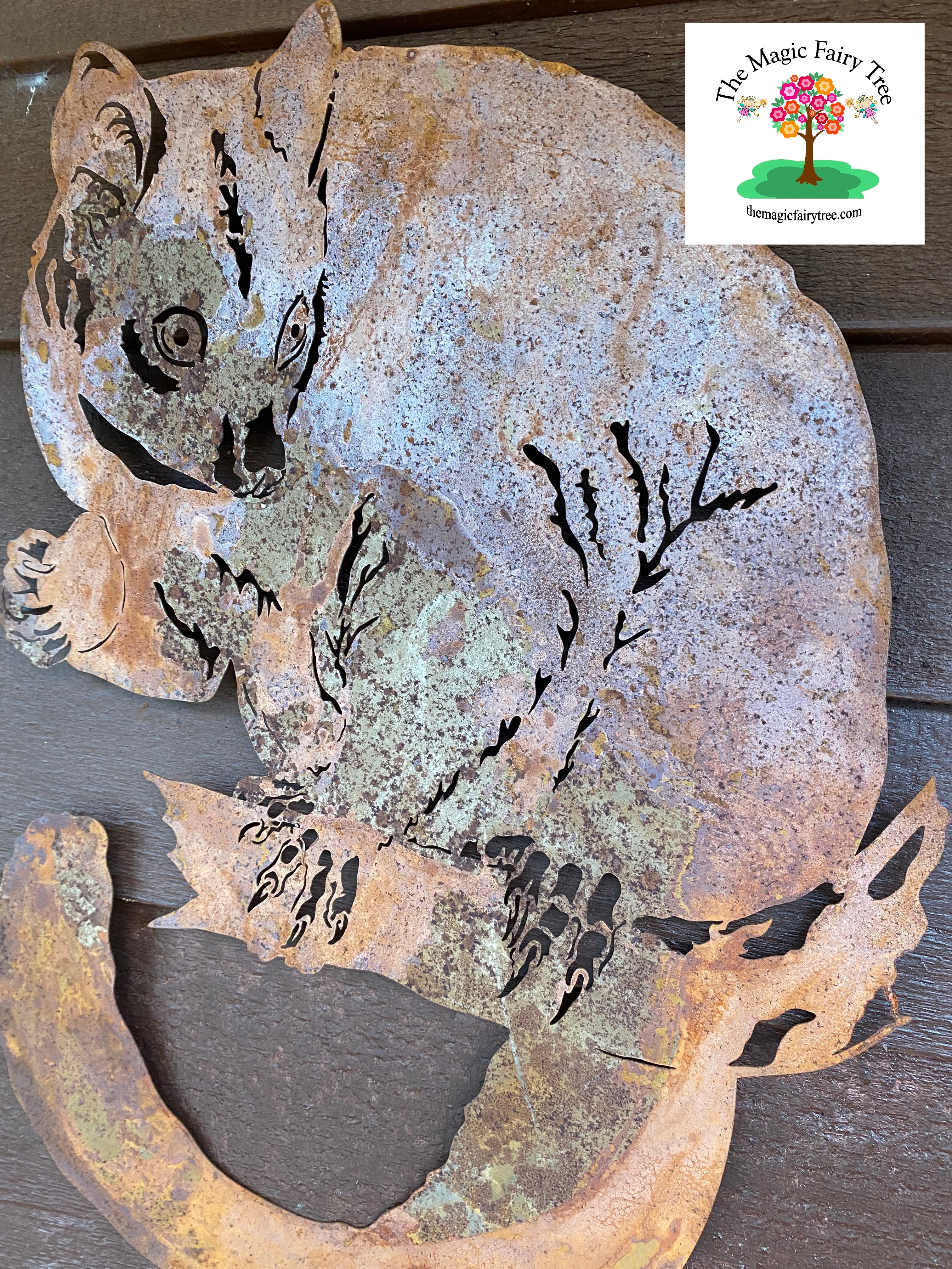 Brushtail Possum Wall Art Garden Plaque image 0