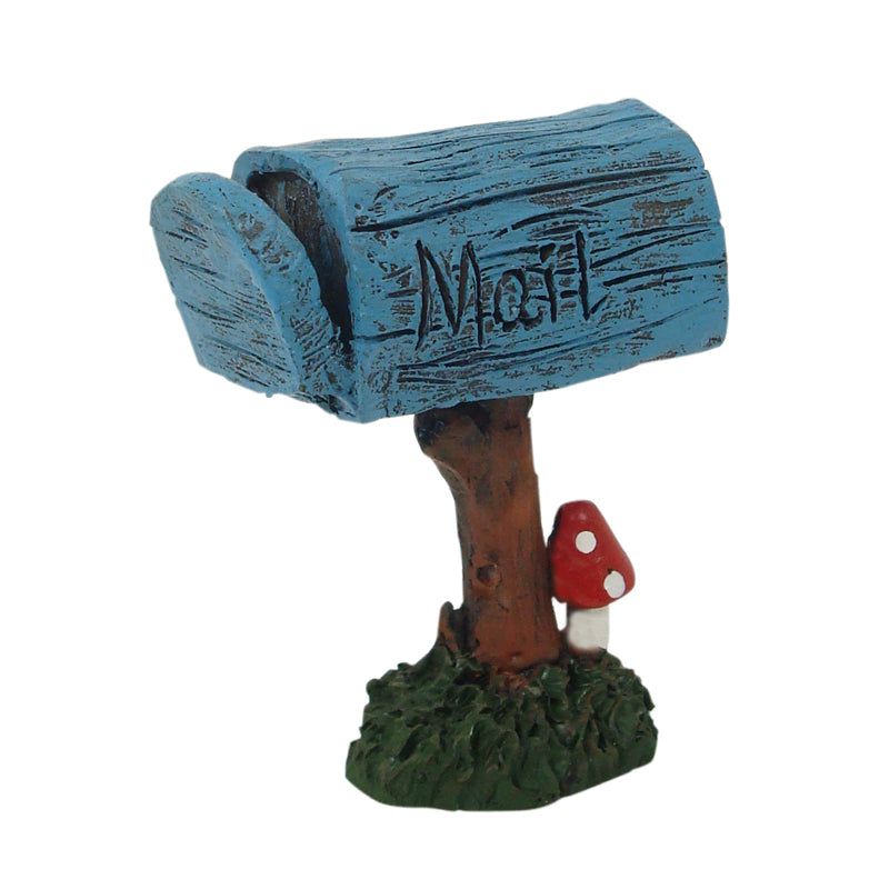 Blue mail box letter box mailbox image 1