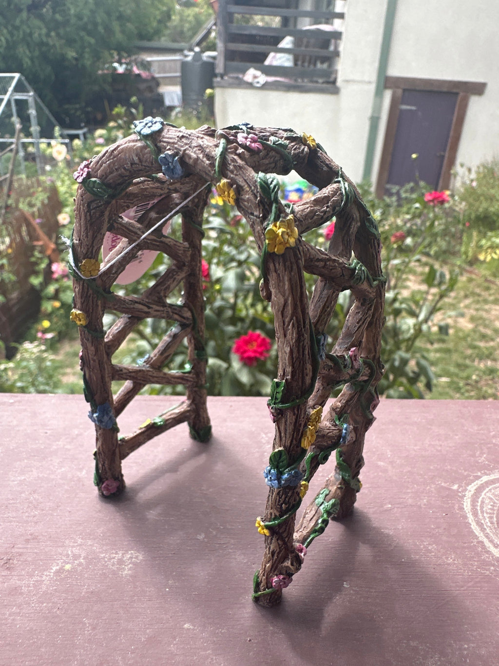 Fairy Garden Flower Arbour Arbor image 1