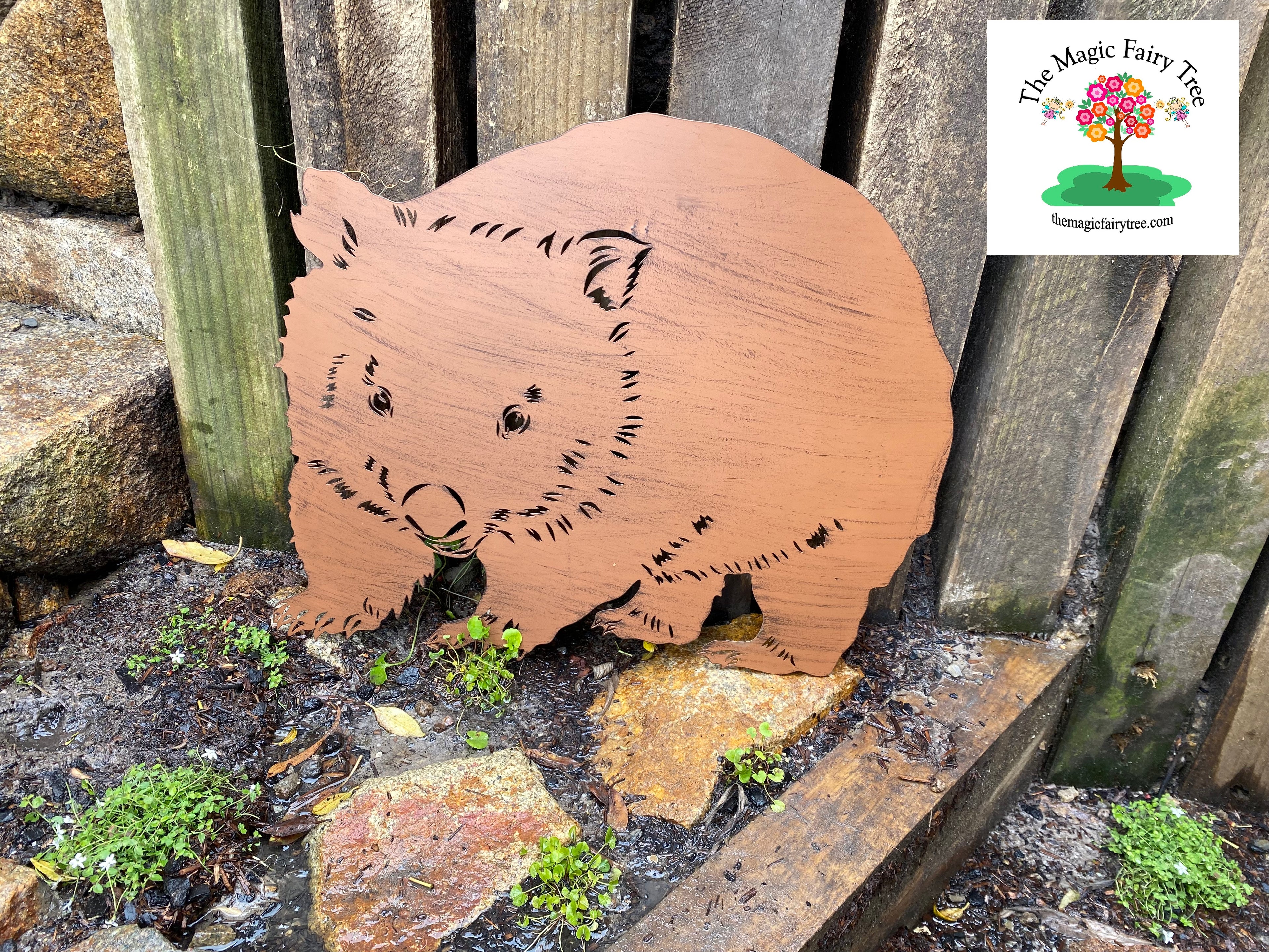 Metal Wombat Metal Wall Art image 0