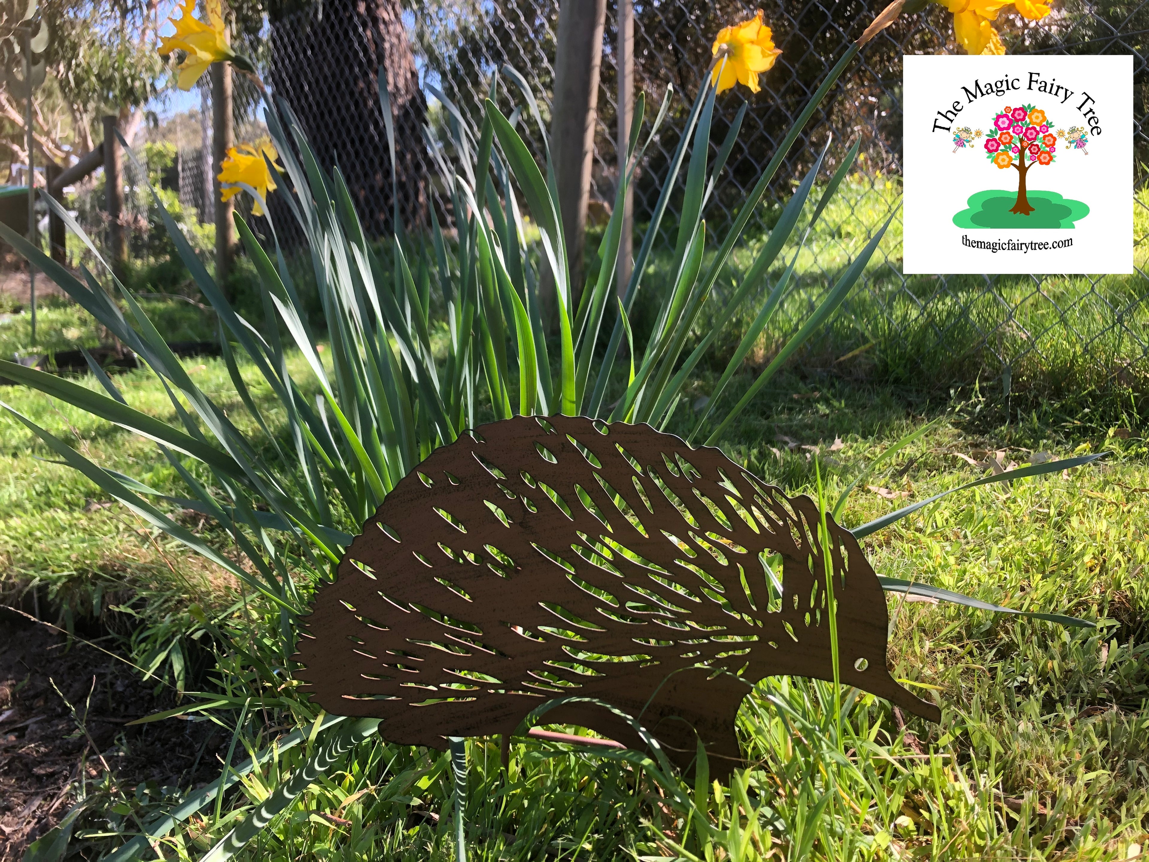 35cm Metal Echidna Garden Stake image 2