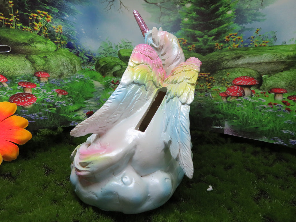 11cm flying unicorn money bank box image 3