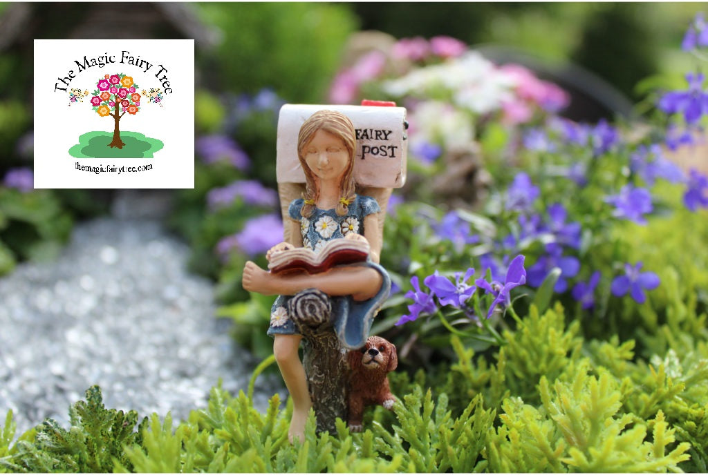 Waiting on Mail - Fairy with Puppy image 0