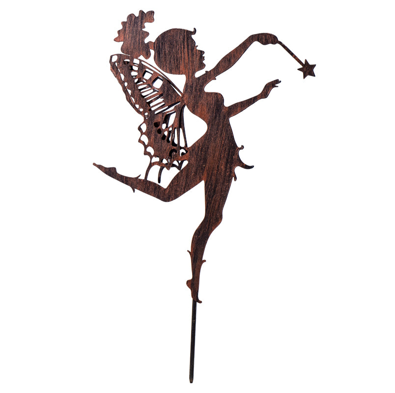 Fairy with Wand Metal Fairy Stake image 1