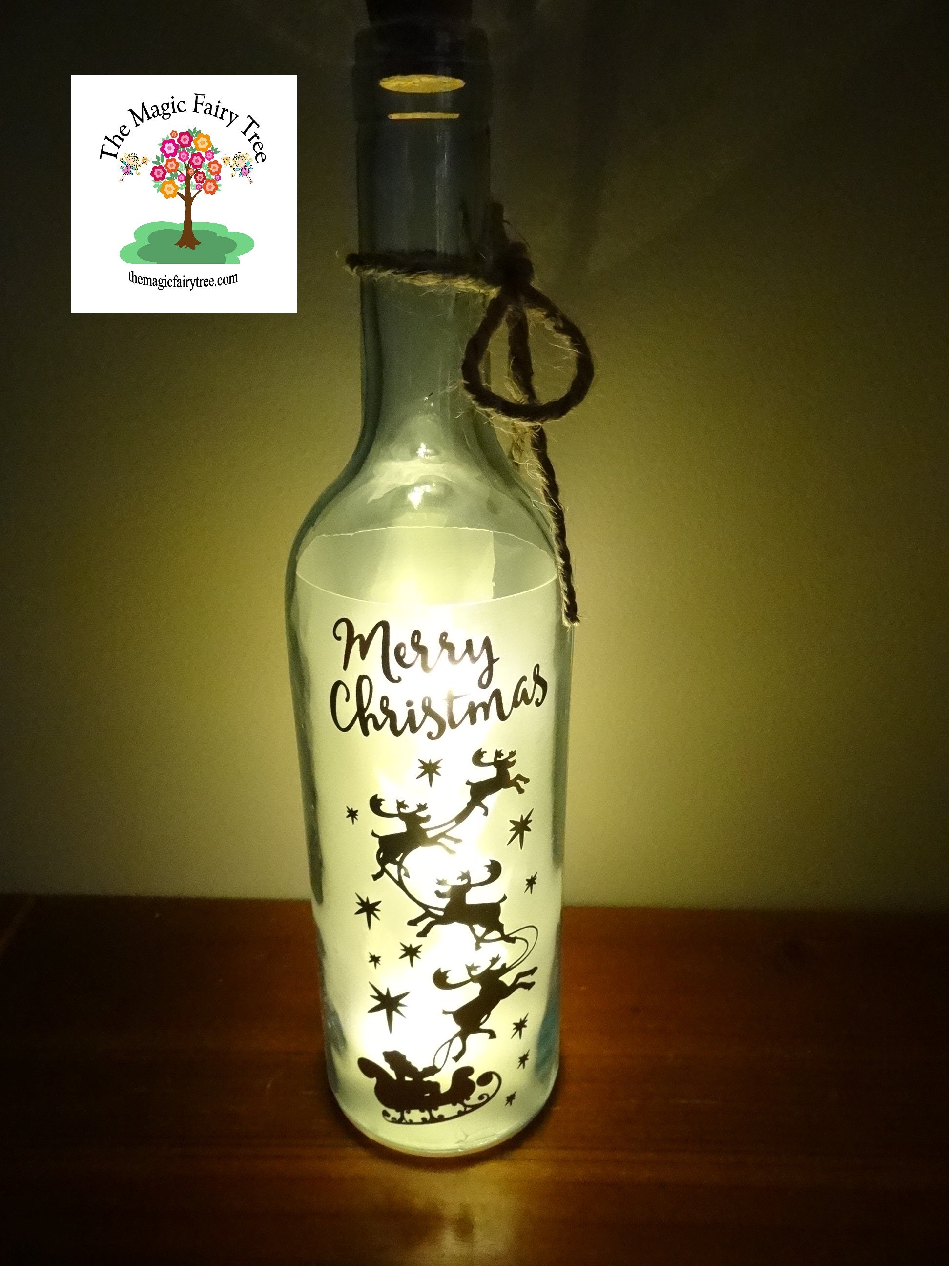 Christmas wishlight bottle light gift image 0