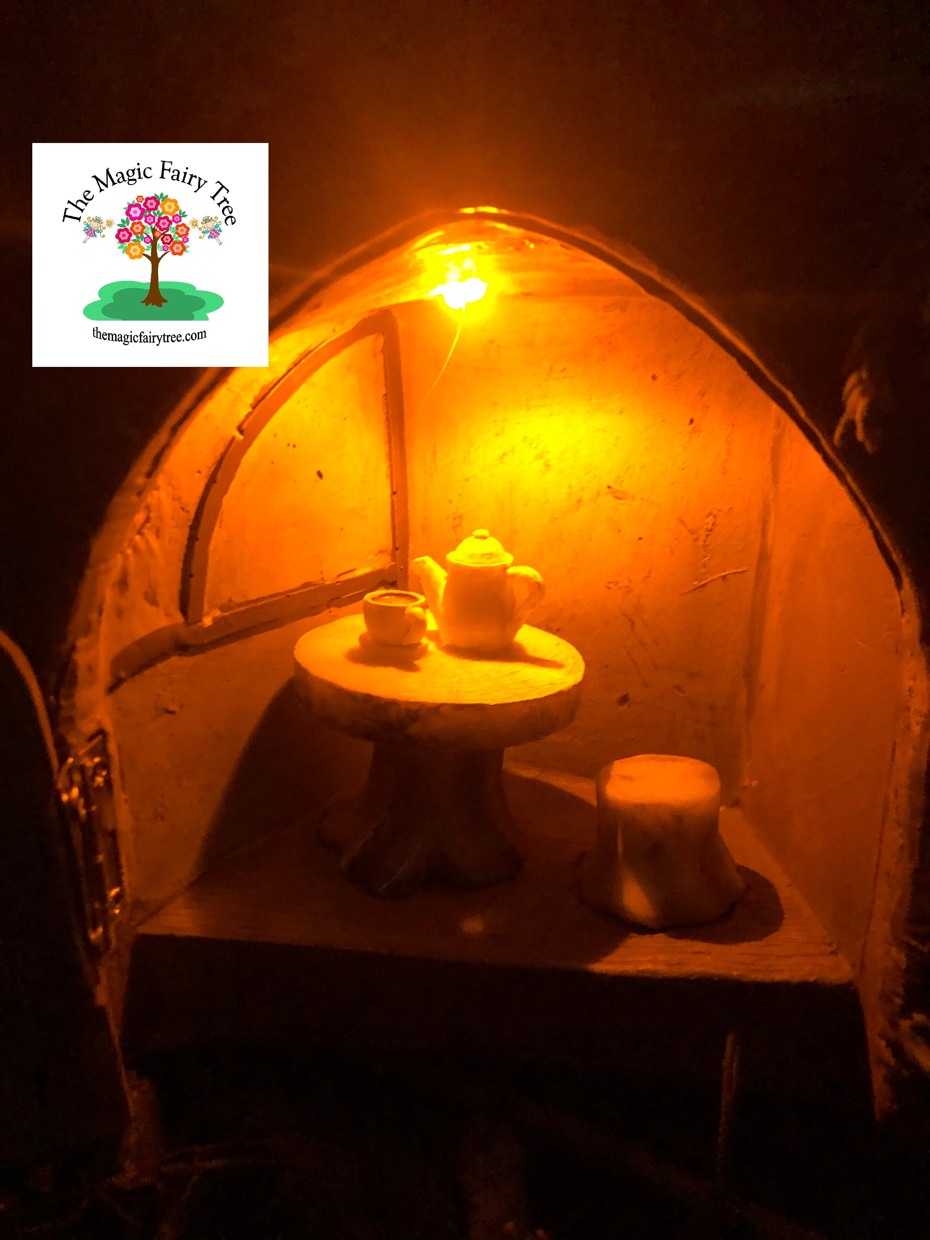 Solar Hobbit House with opening door image 6
