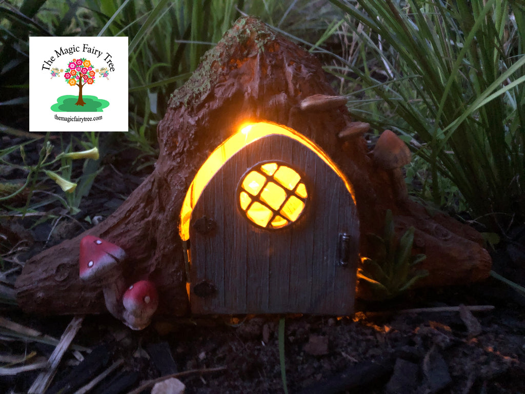 Solar Hobbit House with opening door image 7