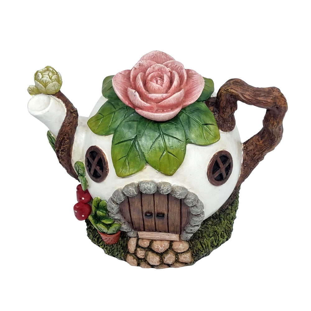 Lotus Flower Teapot Fairy House