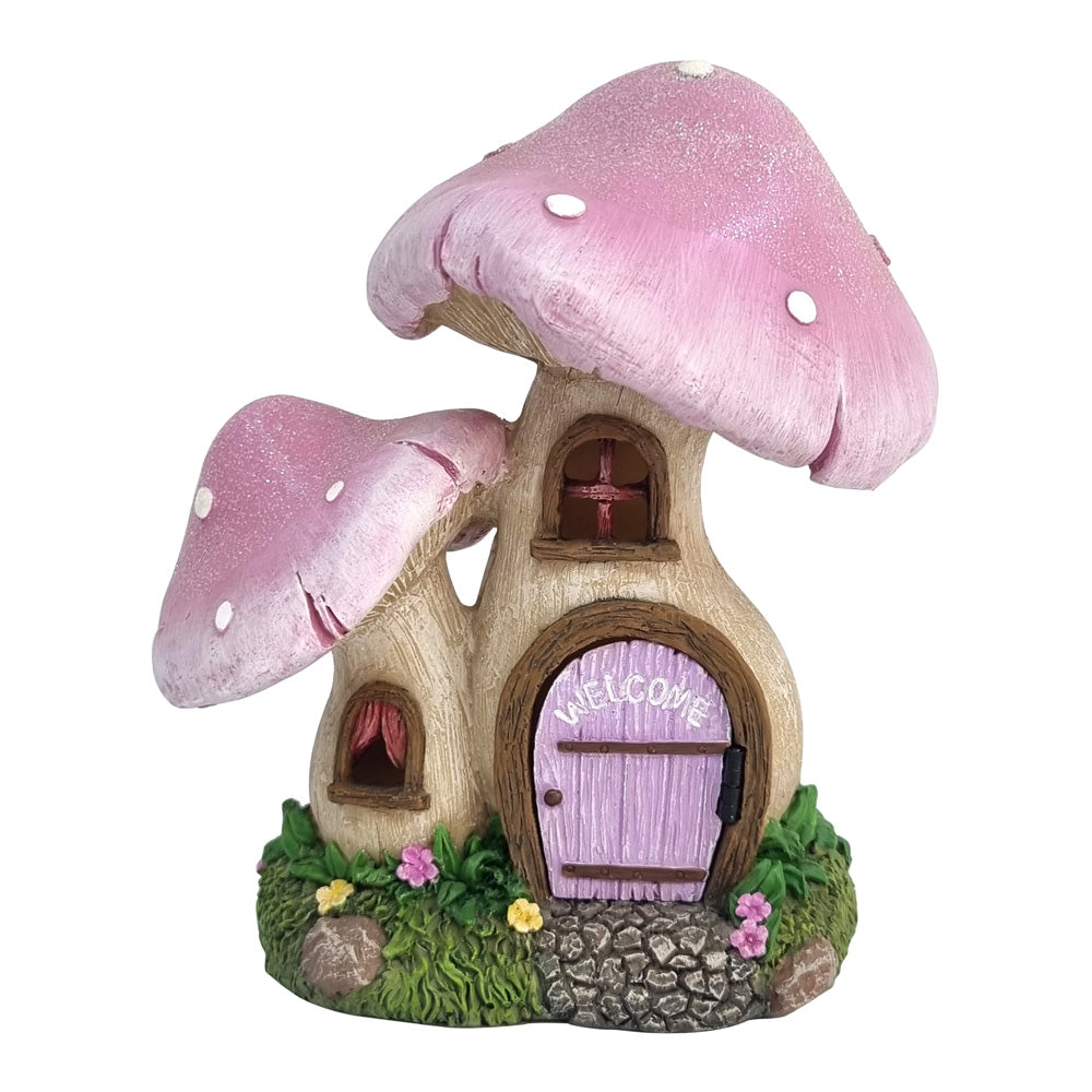 Welcome Mushroom House with opening door