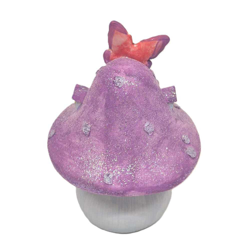 14cm Mushroom Fairy House with Butterfly