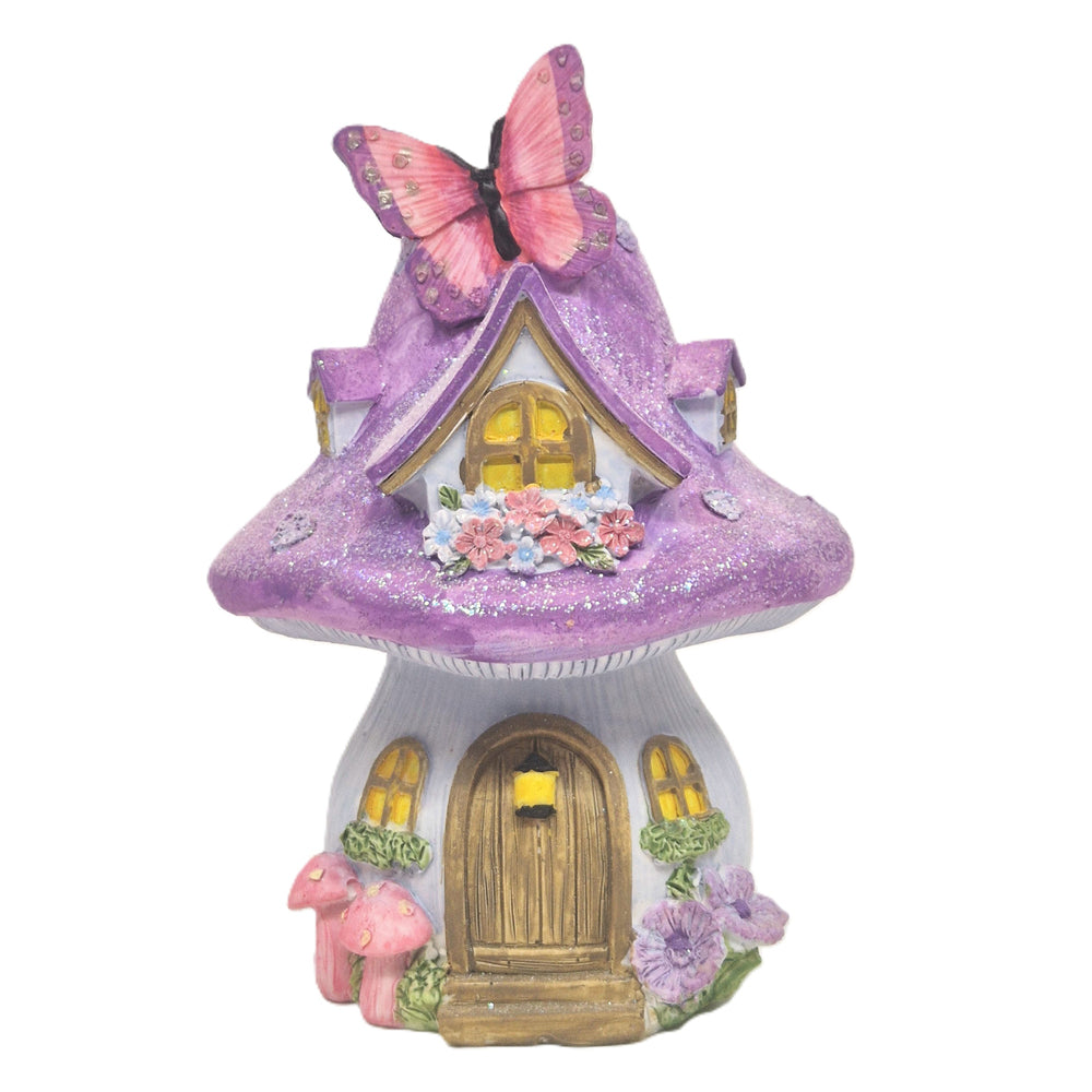 14cm Mushroom Fairy House with Butterfly