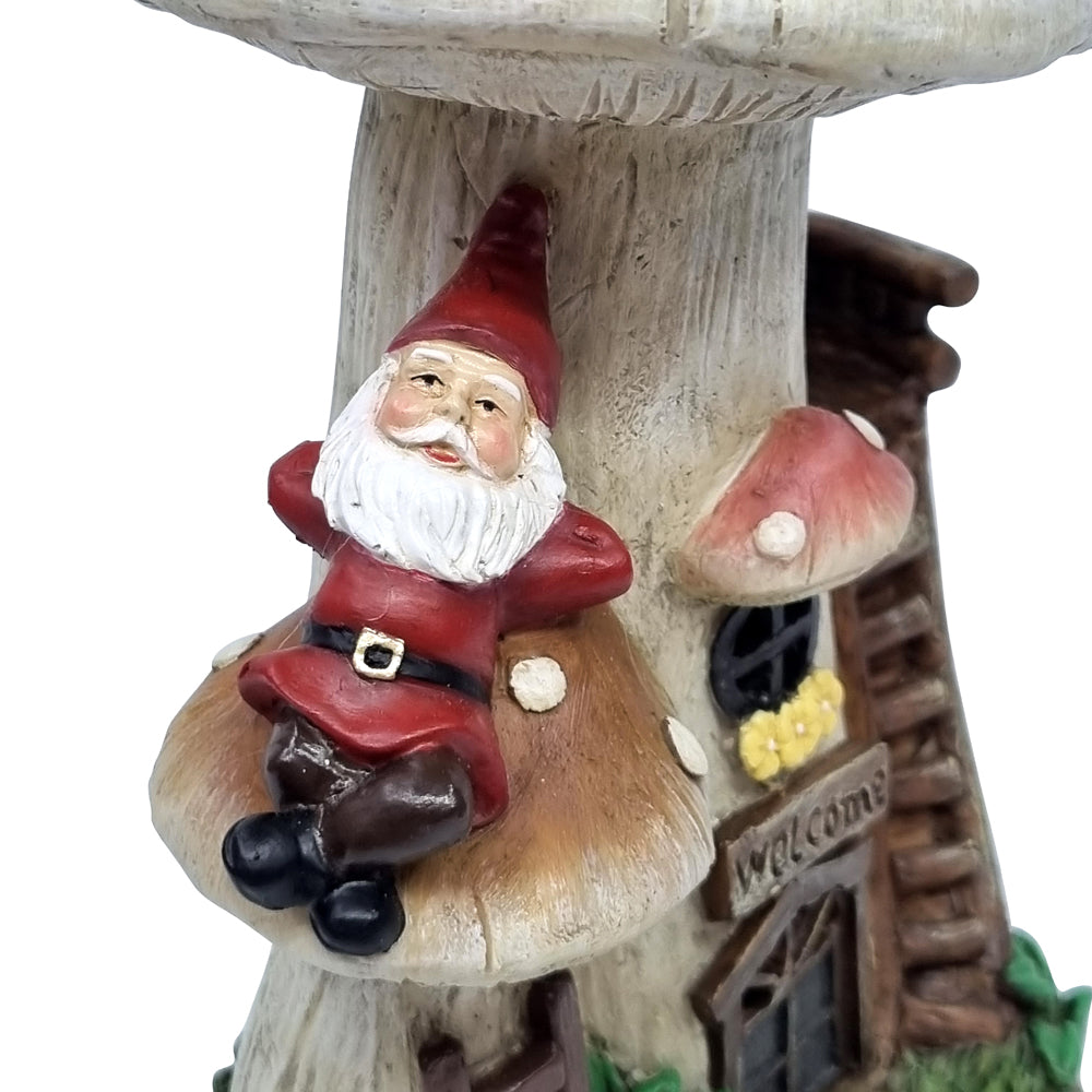 Solar mushroom gnome house